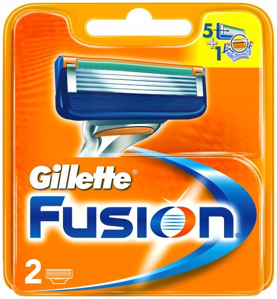 Wkłady do maszynek Gillette Fusion (2 sztuki)