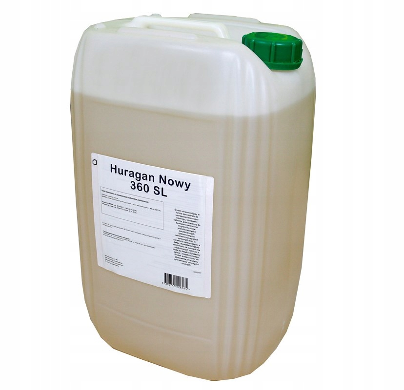 HURAGAN 360SL - 20L, jak Roundup na chwasty, perz
