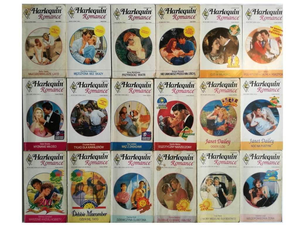 Harlequin Romance - 64 sztuki, zestaw, seria