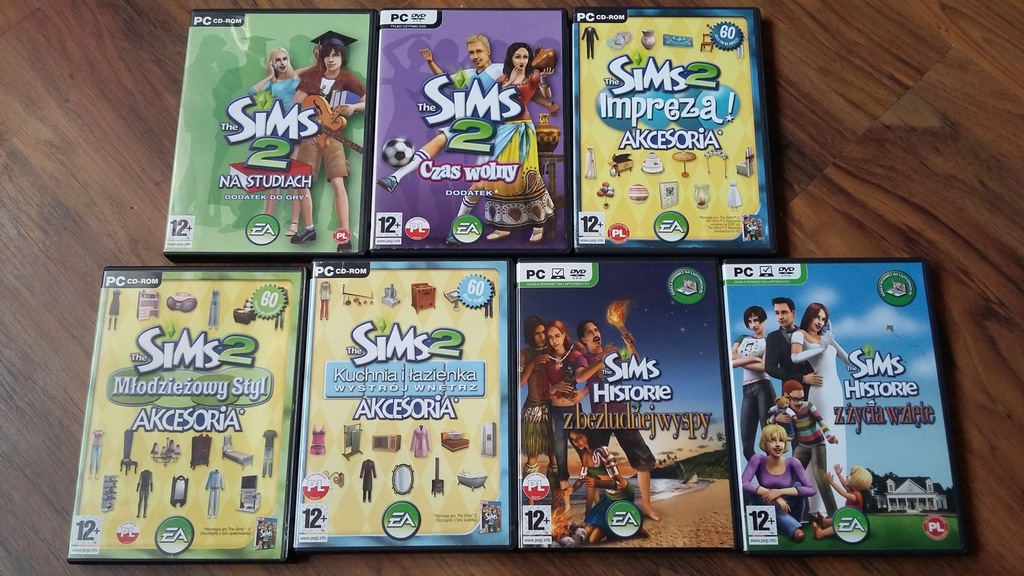 The Sims 2: dodatki, akcesoria i Historie - PC