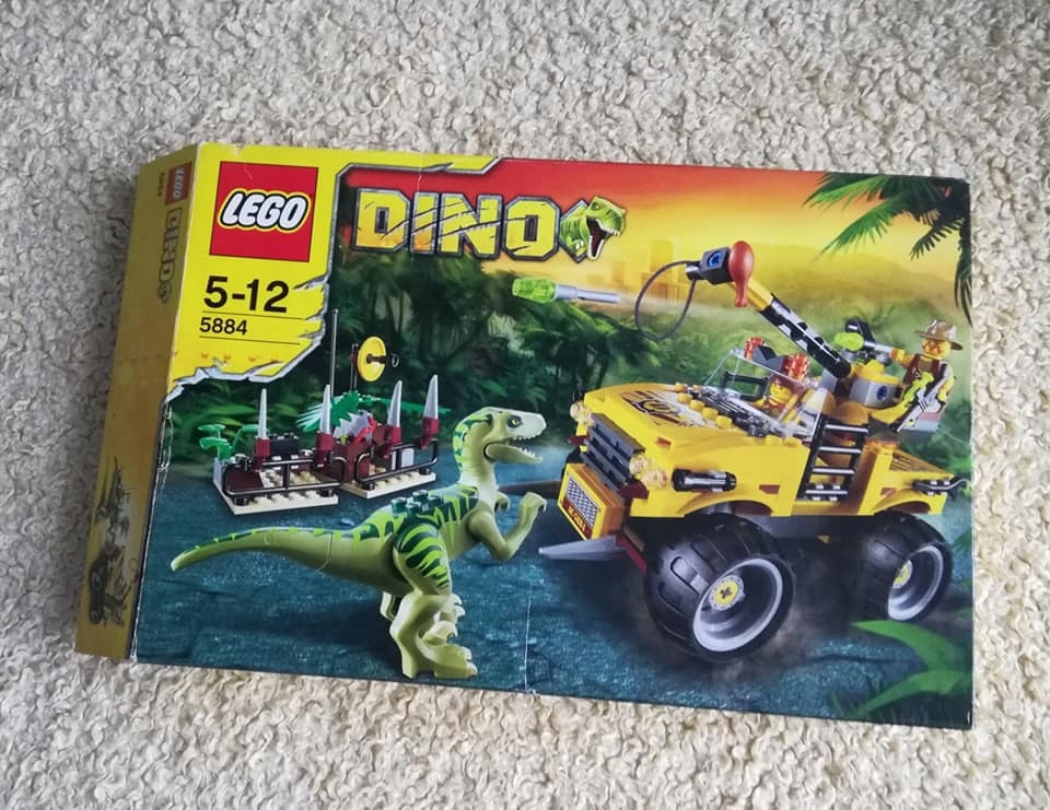 Lego Dino 5884 Raptor Chase UNIKAT ! - KOMPLET