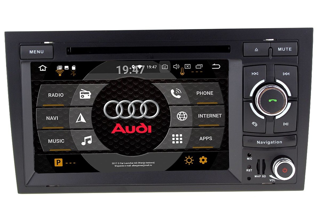 NAWIGACJA RADIO AUDI A4 B6 B7 2GB ANDROID 7 zPL FV