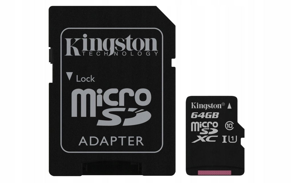 NOWA Karta KINGSTON microSD 64GB Canvas adapter
