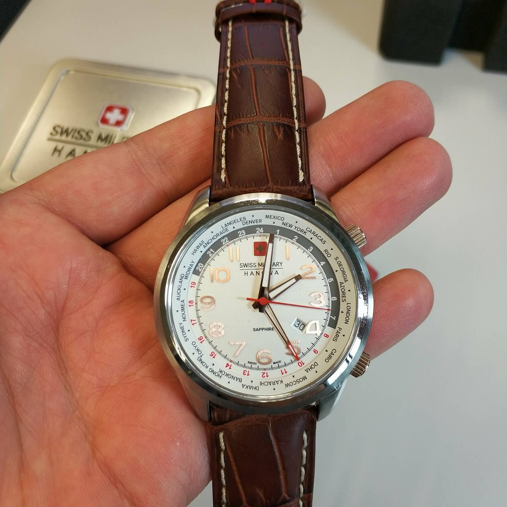 Swiss military hanowa discount worldtimer