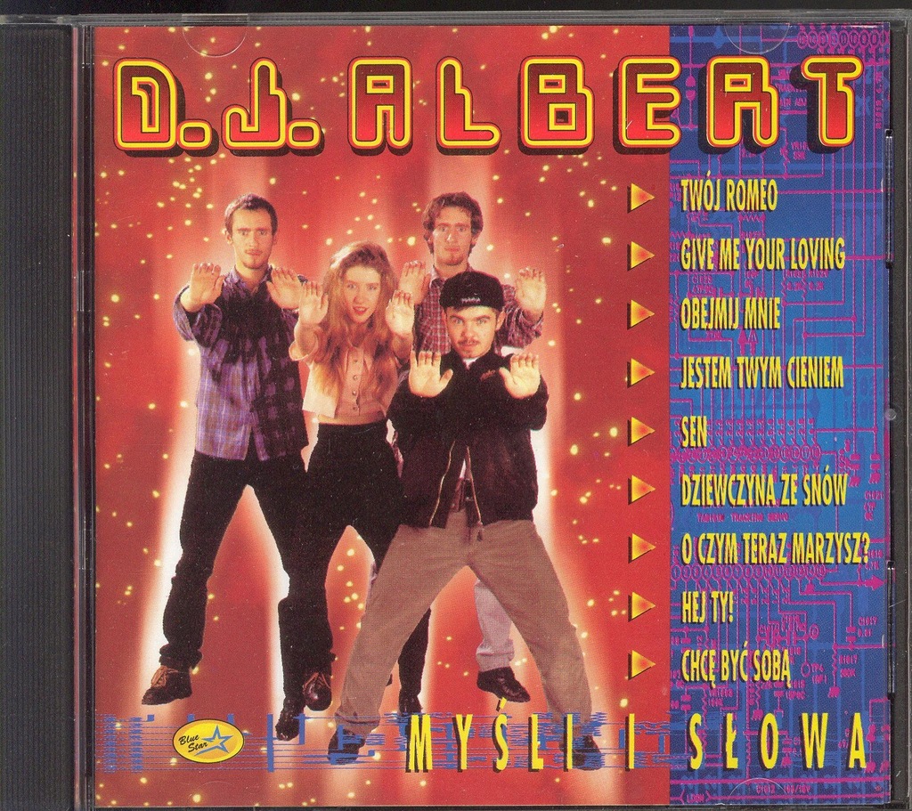 CD D.J. Albert - Myśli i słowa (Blue Star 1996)