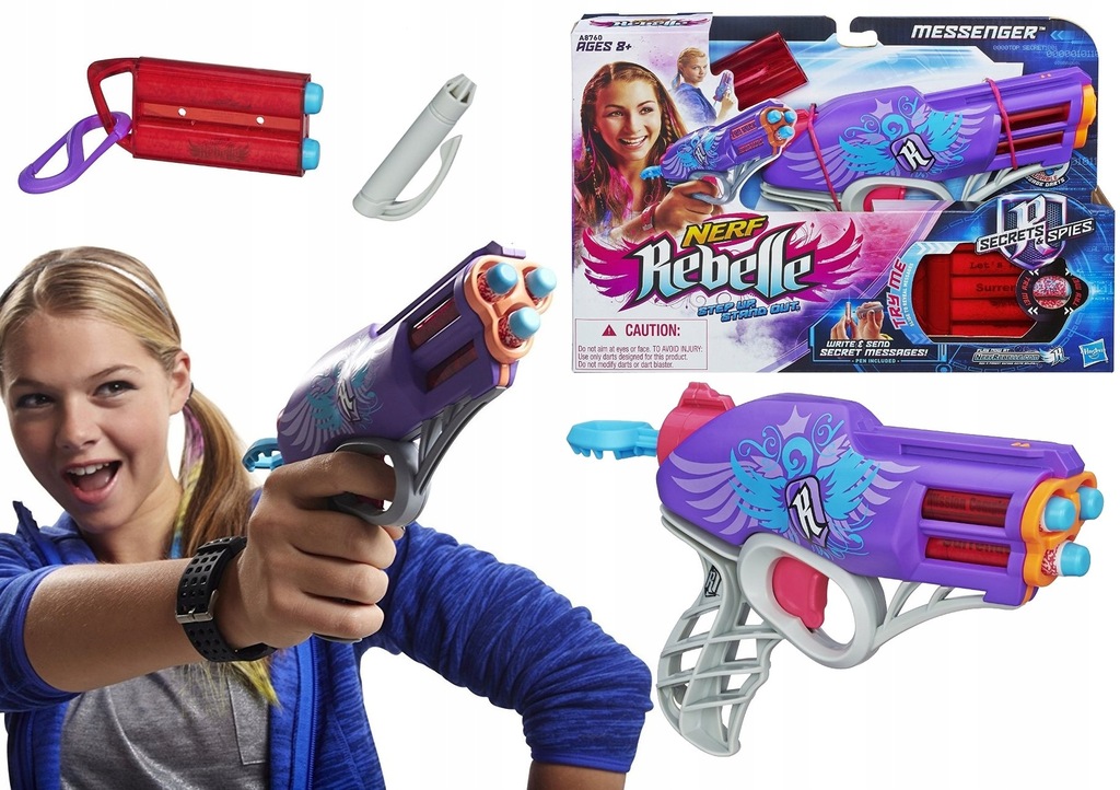 NERF Rebelle WYRZUTNIA A8760 Messenger HASBRO