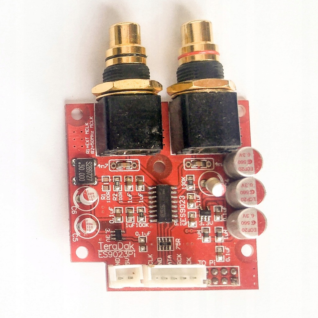 Raspberry PI B B+ I2S DAC ES9023 volumio