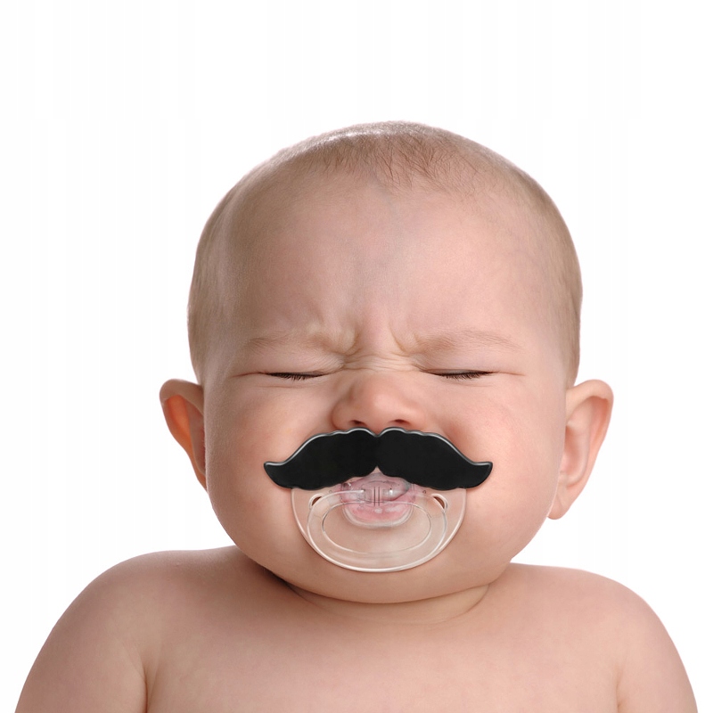 ŚMIESZNY SMOCZEK Z WĄSEM DLA DZIECKA Chill Baby