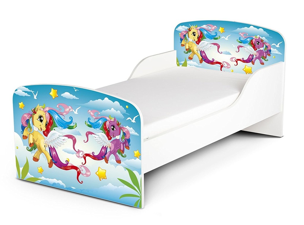 Łóżko dla dzieci 140x70 Koniki PONY  170010 bez m