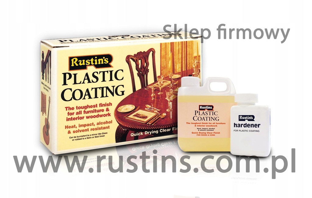 Rustins Plastic Coating - Twardy lakier 1l