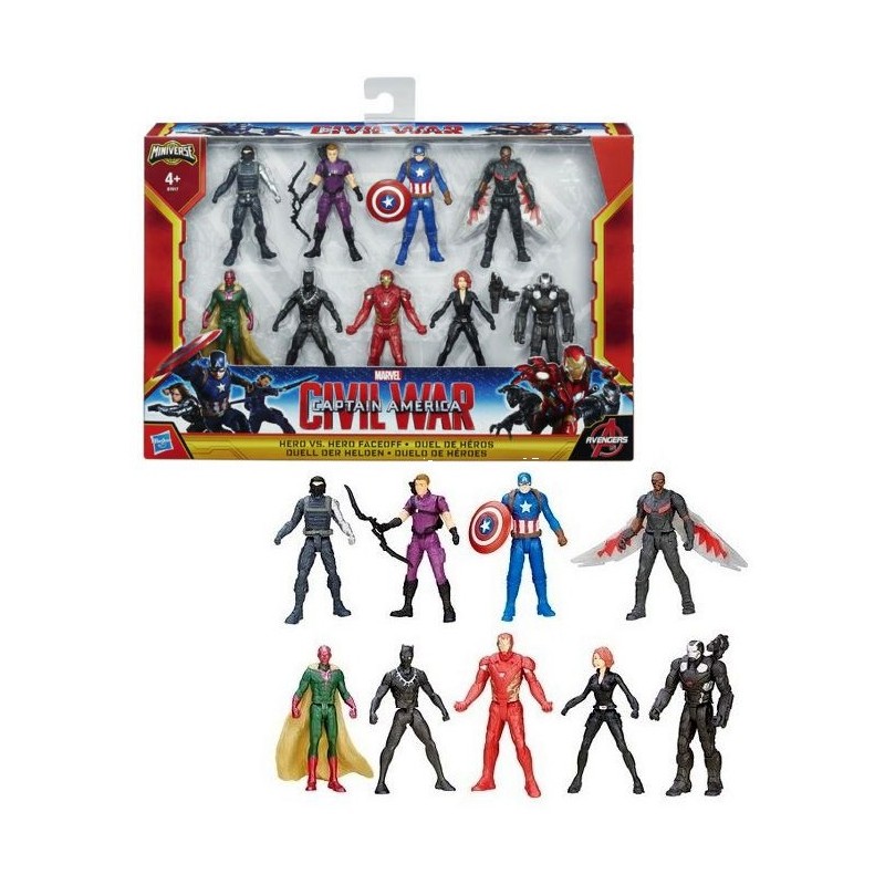 AVENGERS ZESTAW 9 FIGUREK CAPTAIN IRON MAN ŚLĄSK