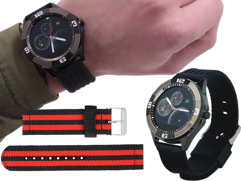 Smartwatch Zegarek Polskie Menu Zmienne Tarcze