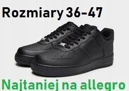 Buty M skie NIKE AIR FORCE CZARNE ROZMIAR 36 47 7562565425 oficjalne archiwum Allegro