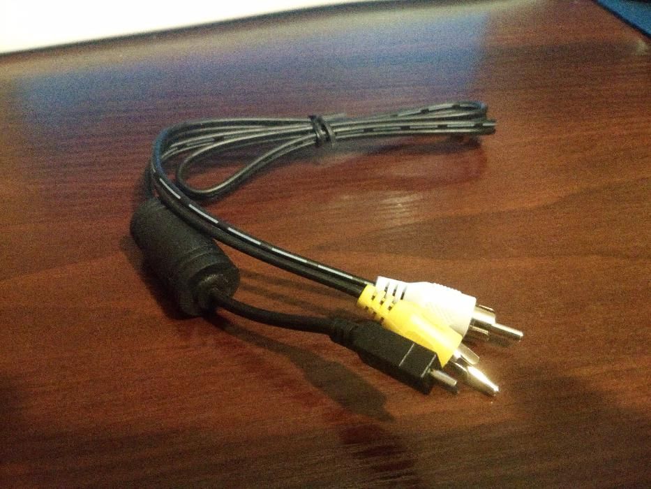Mini usb 6 pin do kabla av rca kabel kamery aparat