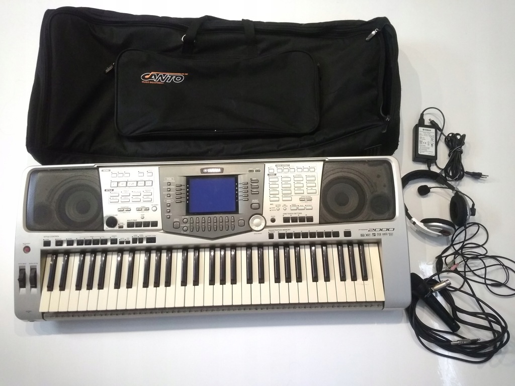 Yamaha PSR-2000 +mikrofon +słuchawki GRATIS