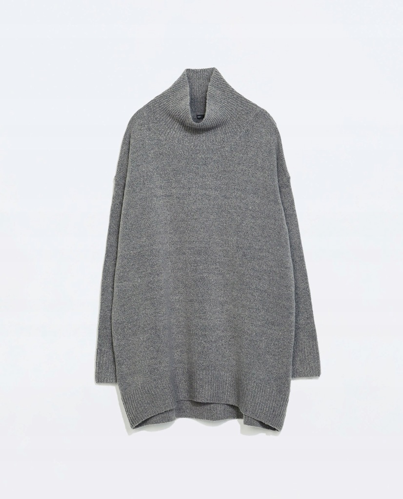 zara oversized roll neck sweater