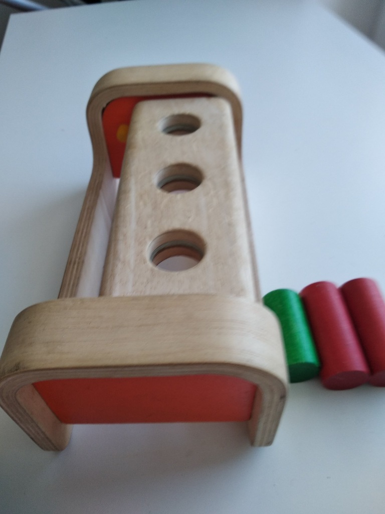 Przebijaczka zabawka drewniana Plan Toys BCM od 1
