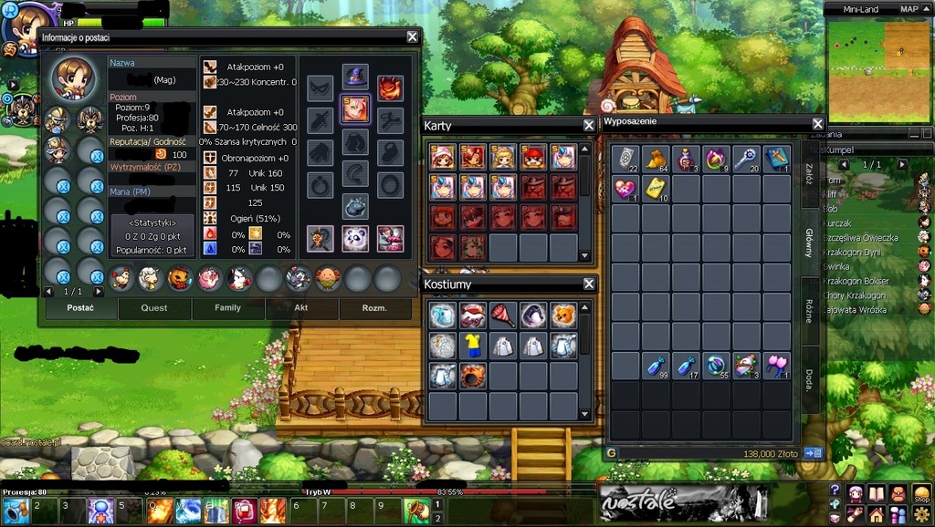Nostale Konto Mag 93-94lvl S4 Gryf