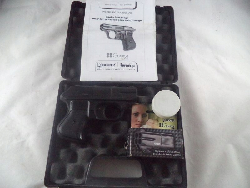 PISTOLET HUKOWO GAZOWY KOLTER GUARD 4 !