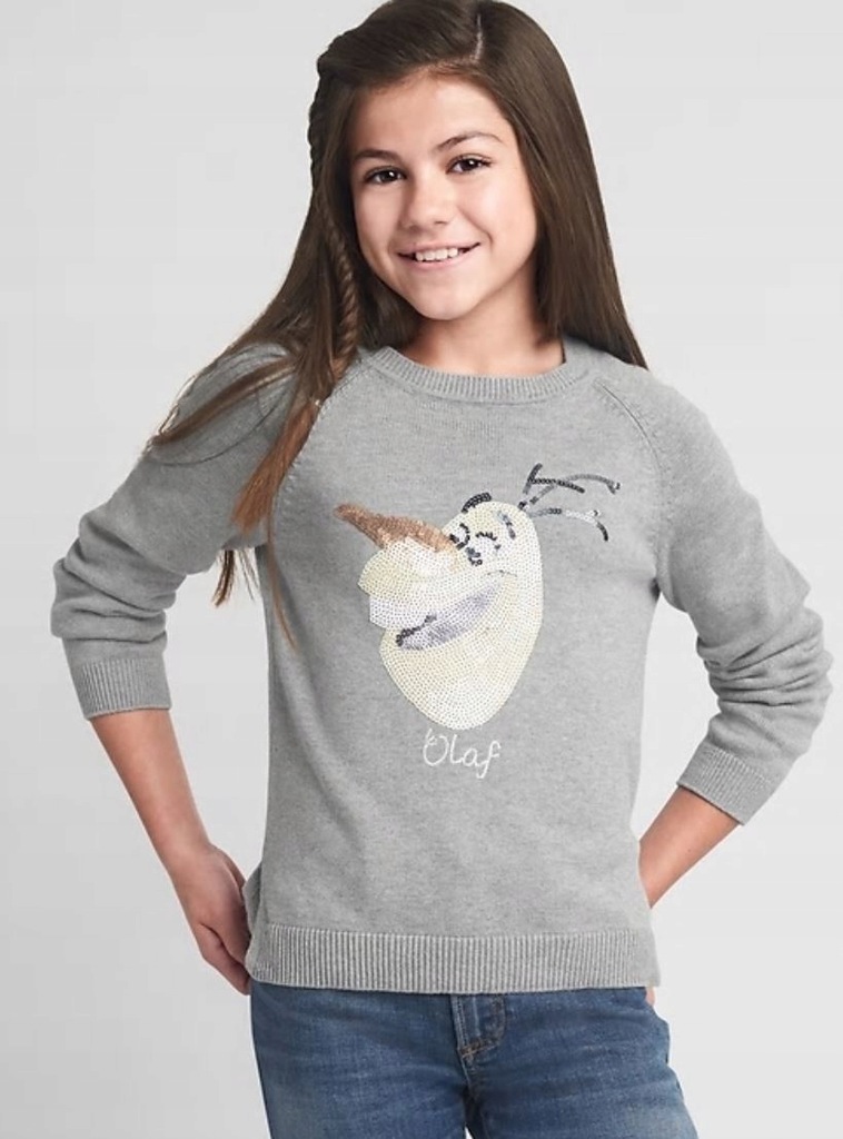 GAP Super Sweterek dla dziewczynki L10lat OLAF