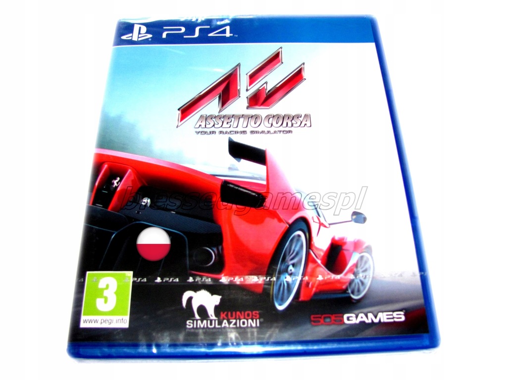 Assetto Corsa PL język PS4 SKLEP od ręki
