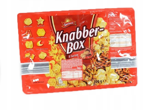Krakersy Paluszki solone przekąski mini mix 300g