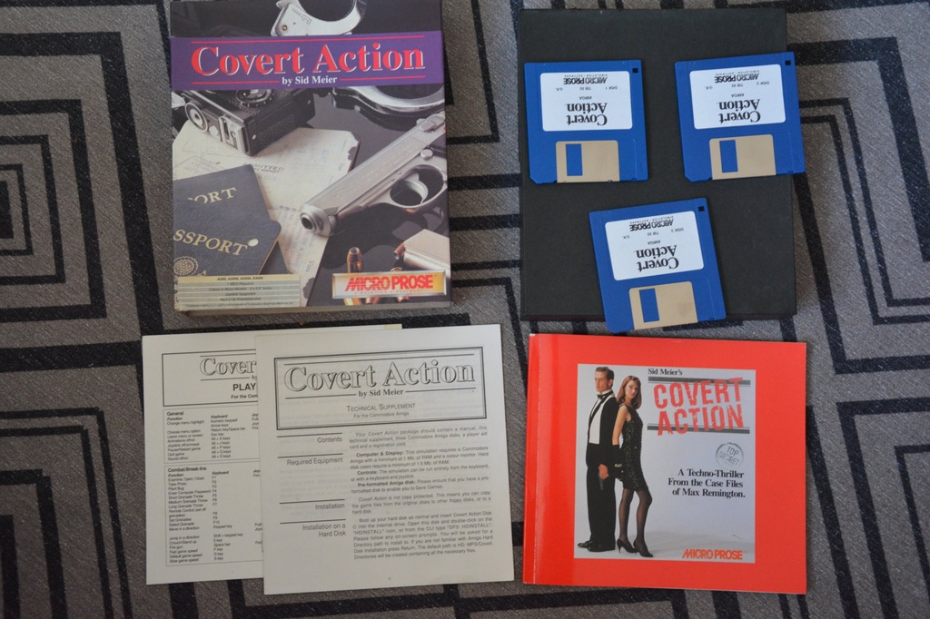 Sid Meier Covert Action Big Box Amiga