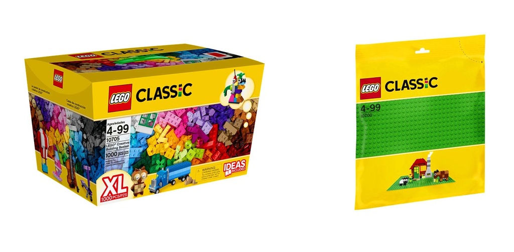 LEGO CLASSIC 10705 ZESTAW BUD. + 10700 PŁYTKA BUD.