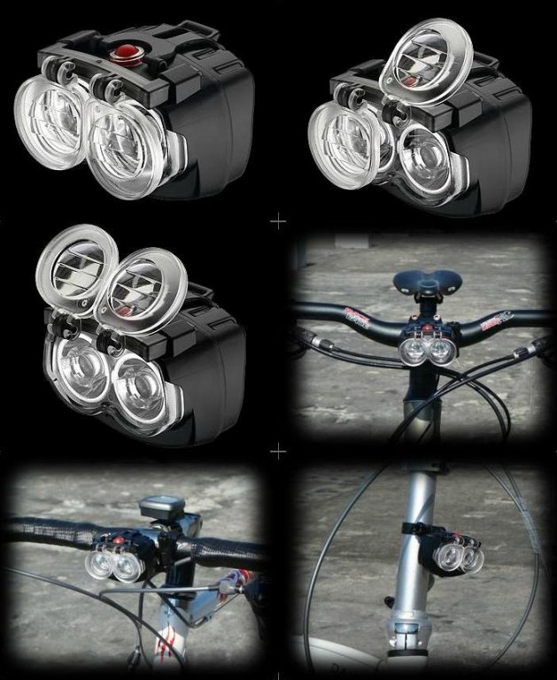 LAMPKA ROWEROWA AKSLEN HB-112V MOCNA BIKE-ONLINE