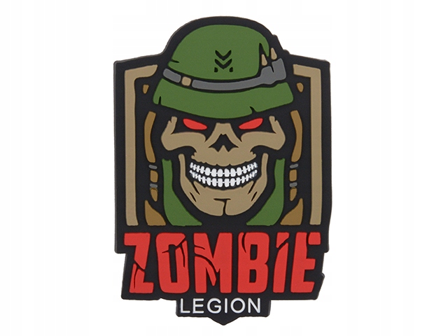 Naszywka Zombie Legion PVC - Olive [EM]