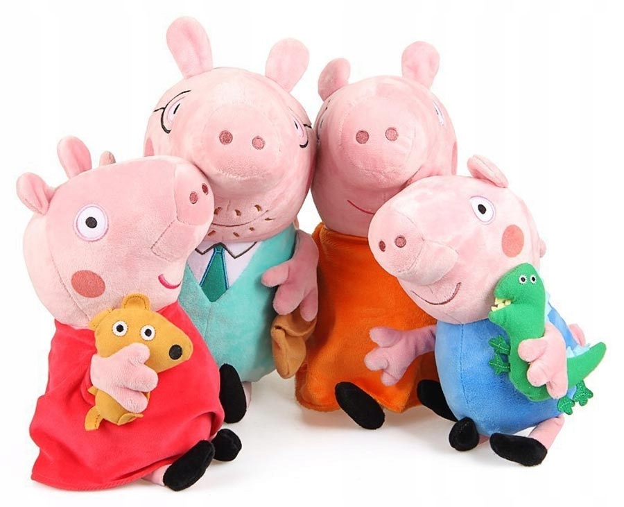 ŚWINKA PEPPA CAŁA RODZINA MÓWI PO POLSKU 33/26 cm
