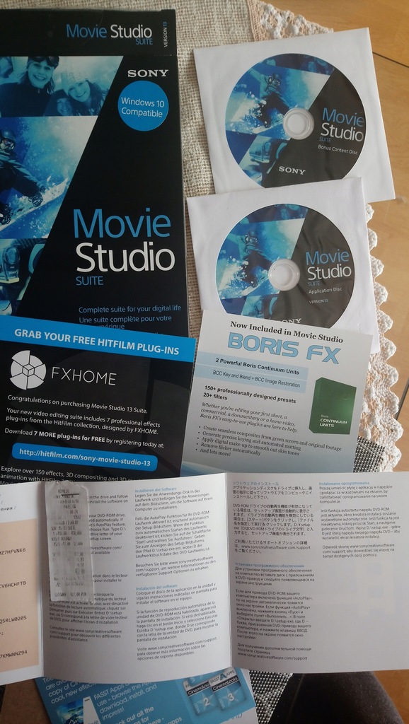 SONY VEGAS MOVIE STUDIO 13 Polski jak nowy dodatki