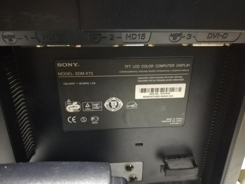 MONITOR SONY SDM-X73 - 7330516854 - oficjalne archiwum Allegro