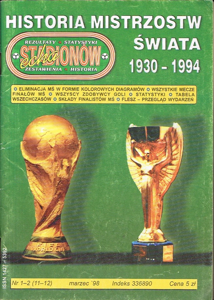 Historia Mistrzostw Świata 1930-94 Echa Stadionów