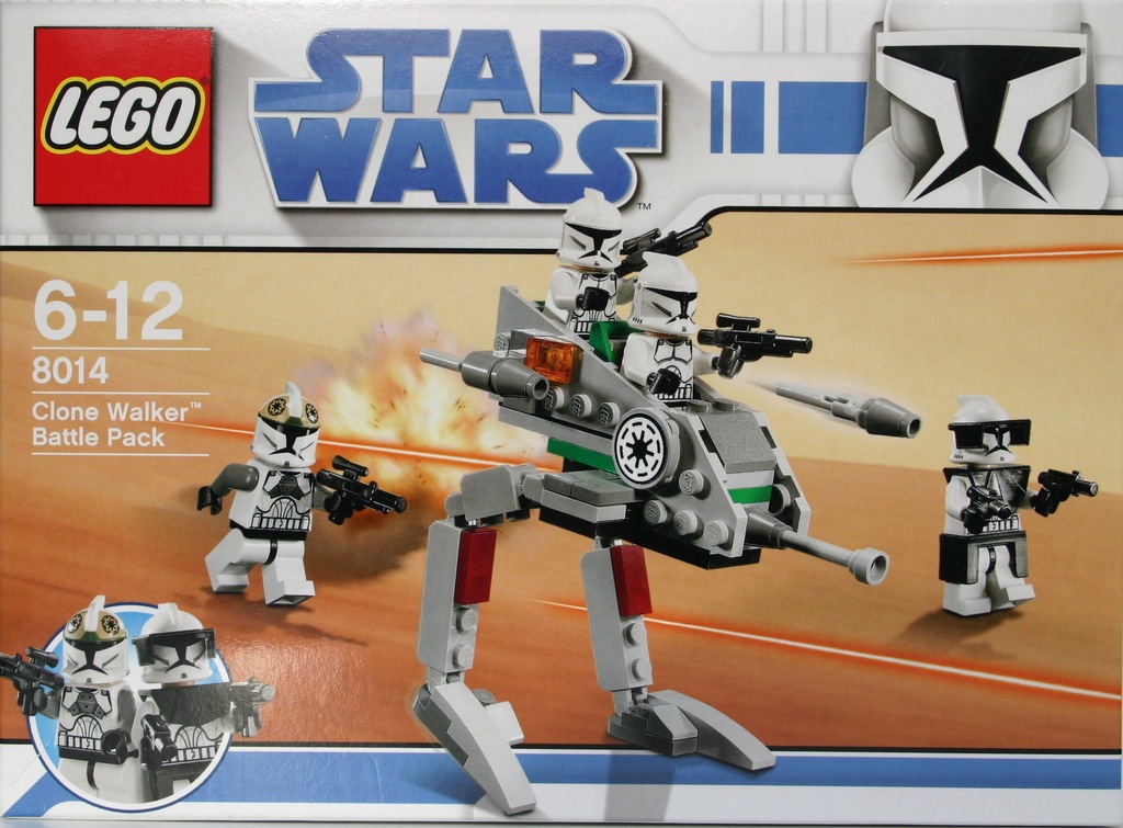 LEGO Star Wars Clone Walker Battle 8014 UNIKAT!!!