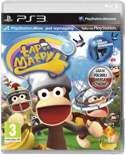 ŁAP MAŁPY APE ESCAPE PO POLSKU PLAYSTATION MOVE
