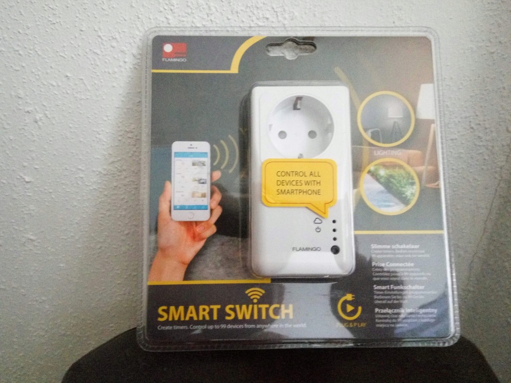 Pasen Proportioneel voor eeuwig Flamingo - Gniazdko Smart Switch Wi-fi - 7796066995 - oficjalne archiwum  Allegro