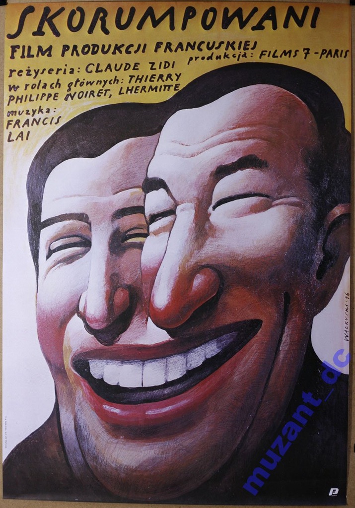 WAŁKUSKI - Skorumpowani - Plakat Filmowy 1986
