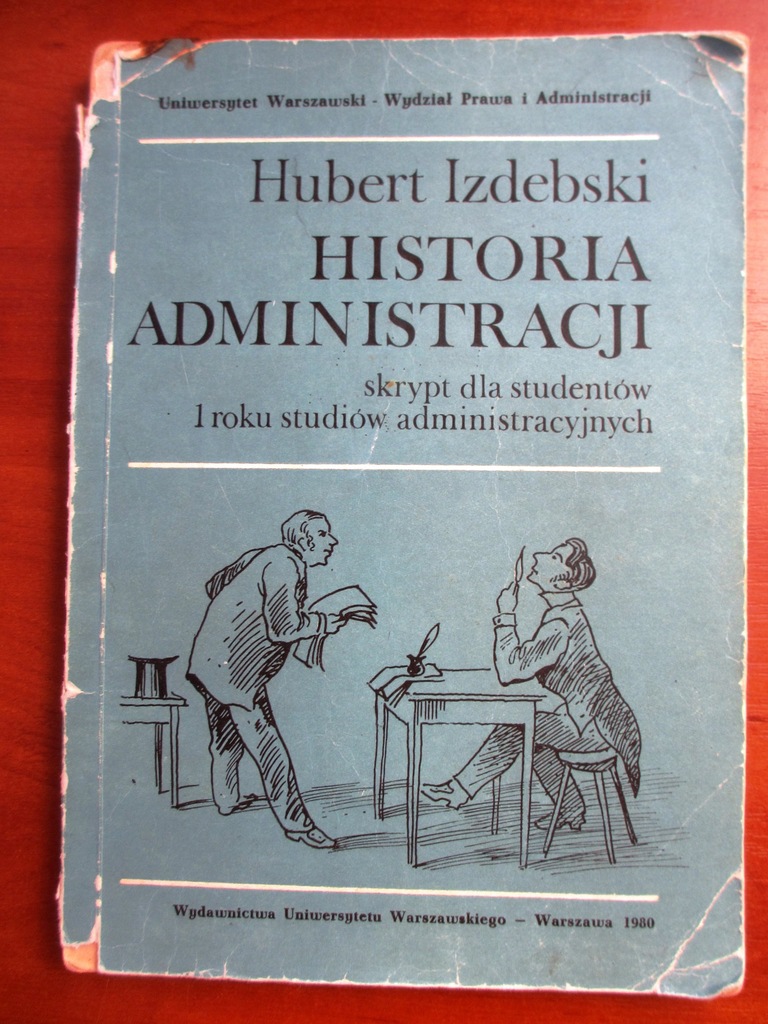 Hubert Izdebski - Historia Administracji -skrypt