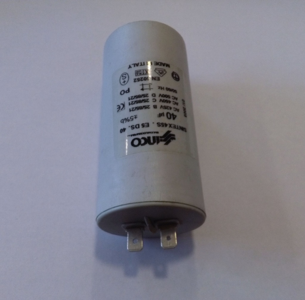 Kondensator 40 uF Sintex 45S.E5DS.40 INCO - 7080924160 - oficjalne ...