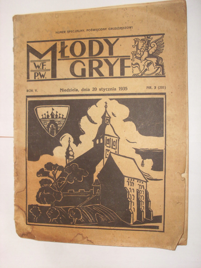 MŁODY GRYF 1935 nr specjalny - GRUDZIĄDZ Rzadkie!