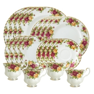 Royal Albert Old Country Rose Serwis 20 szt. dla 4