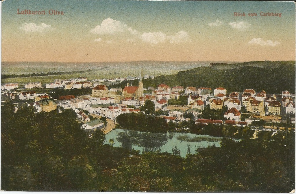 Gdańsk Oliwa - Danzig Oliva - Blick vom Carlsberg
