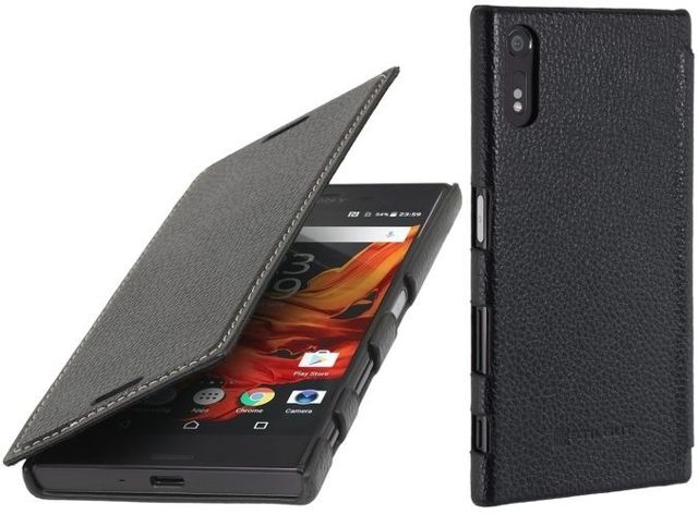 ETUI STILGUT - Sony Xperia XZ - SKÓRA NATURALNA