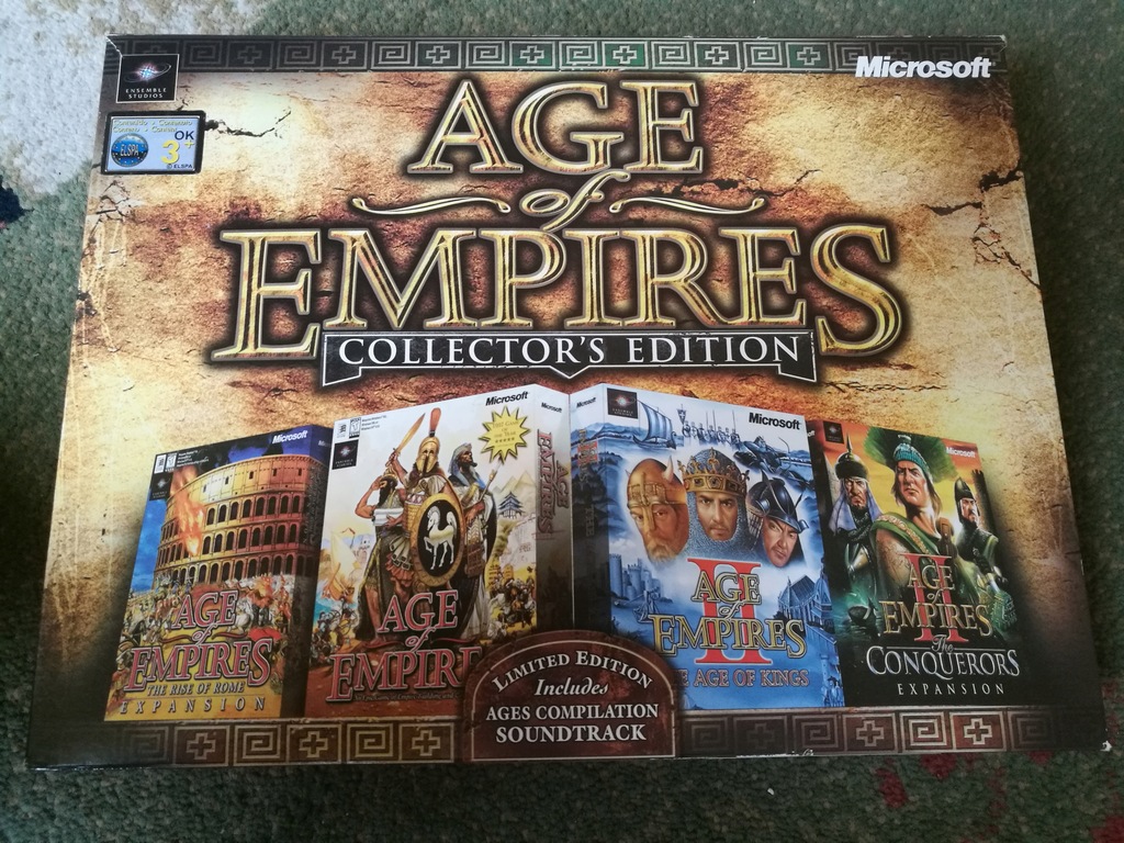 AGE OF EMPIRES COLLECTOR'S EDITION BIG BOX