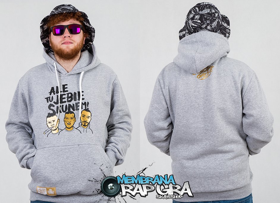 NOWA BLUZA GANG ALBANII LOGO SKUN POPEK 2XL WLEPY