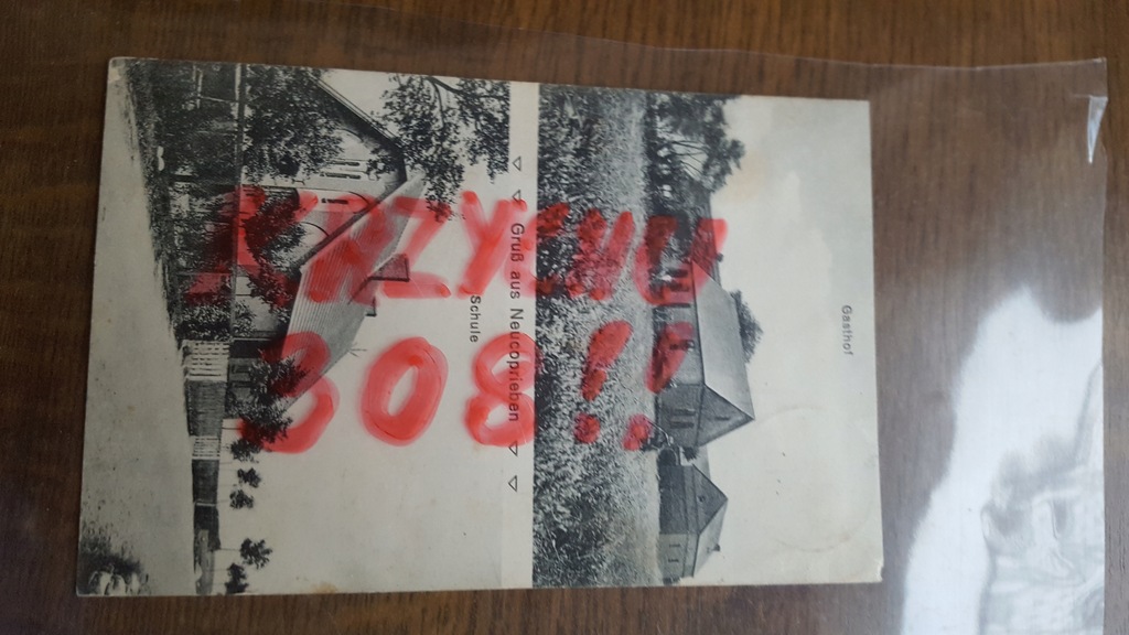 Nowe Koprzywno Szczecinek 1919 gospoda szkoła