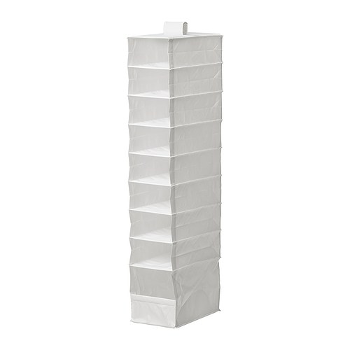 IKEA * SKUBB kieszenie wiszące do szafy białe