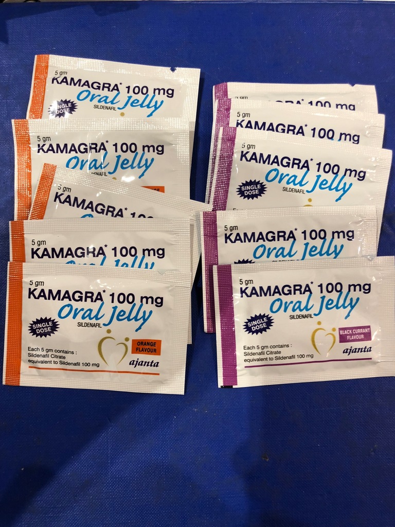 Kamagra Oral Jelly zel 100mg okazja ORGINAŁ 10szt