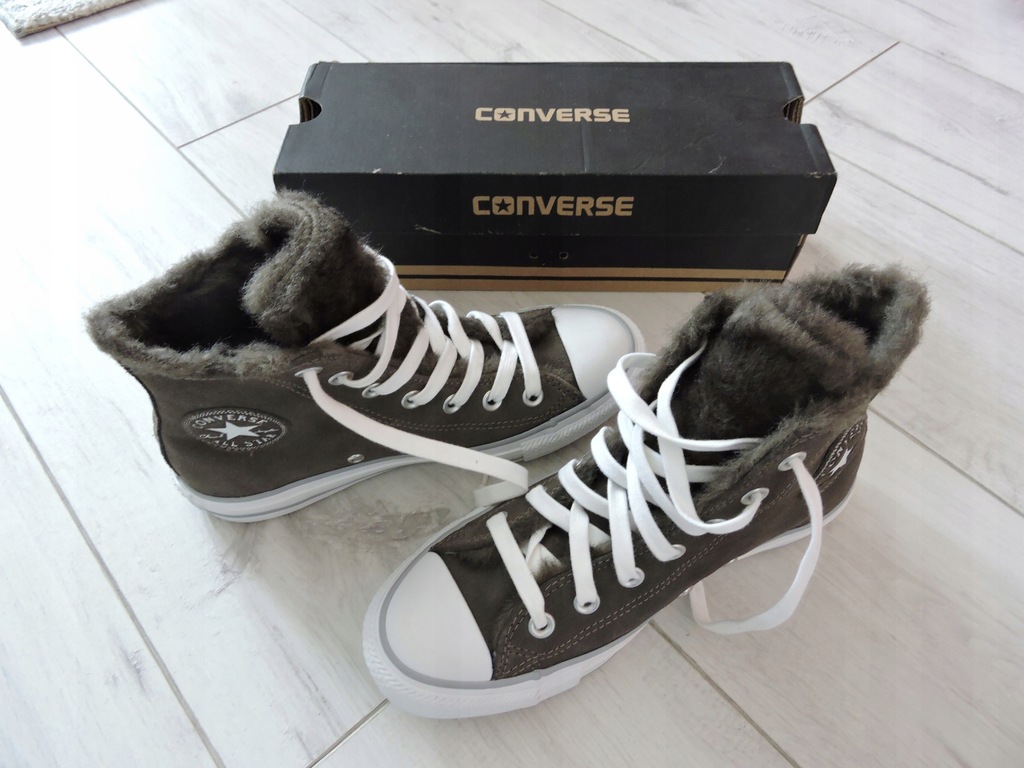 converse z futerkiem